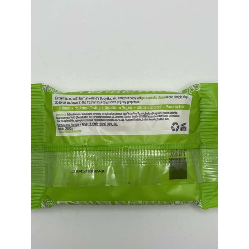 KIND Human + Kind Body Bar Grapefruit Scent 1 oz