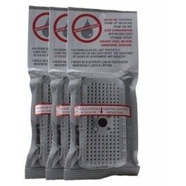 40 Gram Silica Gel Desiccant Dehumidifier 4x2x1/2, 3 Pack
