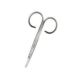Rubis Stainless Steel Infant Nail Scissors with Blue Leather Elephant Case, For Precise Fingernails and Cuticles, 1K416, Silver,Rubis Switzerland Swiss Made World Renowned Precision