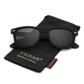 KALIYADI Polarized Sunglasses for Men and Women Matte Finish Sun glasses Color Mirror Lens UV Blocking