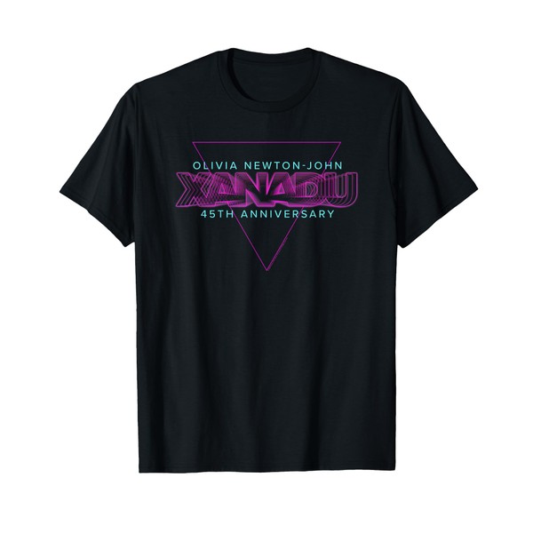 Olivia Newton-John Xanadu Roller Rink Neon Glow Logo T-Shirt