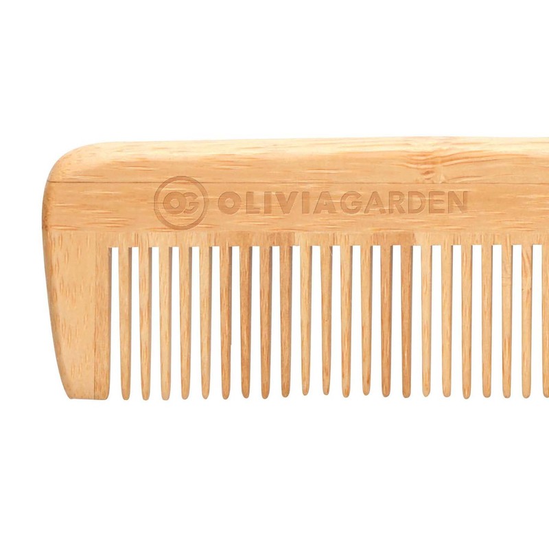 Olivia Garden Bamboo Touch Comb - Eco-conscious Bamboo Hair Comb