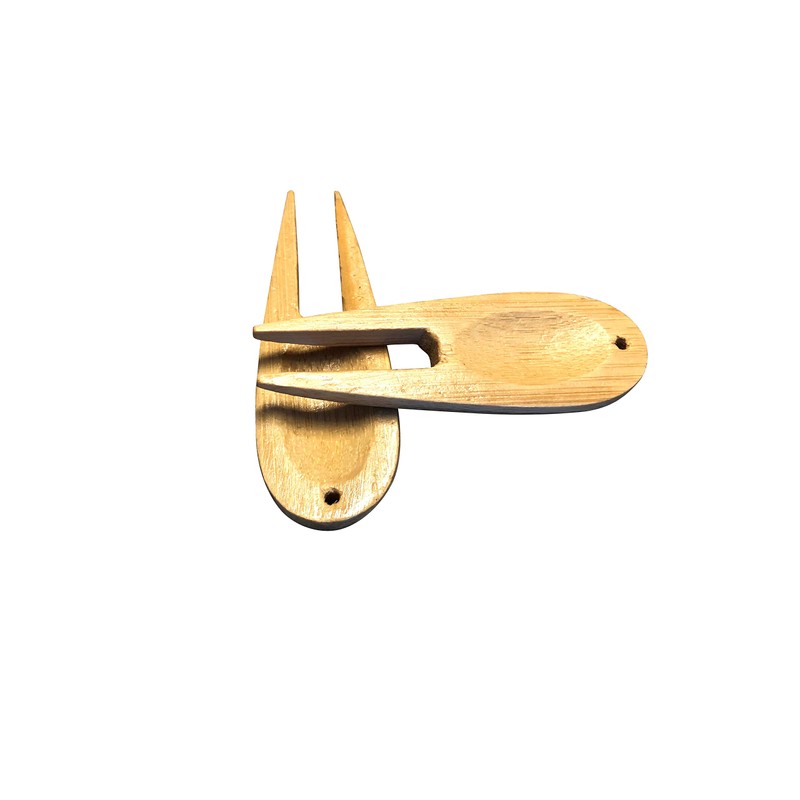 LL-Golf Set of 10 or 100 Golf Bamboo Divot Tool/Wooden