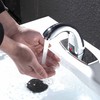 HHOOMMEE Commercial Automatic Sensor Touchless Bathroom Sink Faucet, Motion Activated