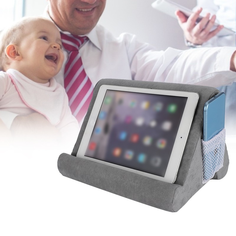 Multi Angle Reading Holder Desktop Stand Soft Pillow for Mobile