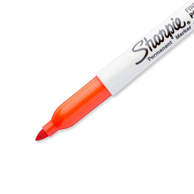 SHARPIE Optical Orange Fine Tip Permanent Markers 1 Piece