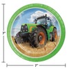 Tractor Time Dessert Plates, 24 ct