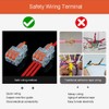 WLERIR 10PCS Mini Quick Wire Connectors, DIY Spliced Into 2/3/4/5