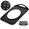 TOPZEA 2 Pack Non Slip Serving Trays with Handle, Plastic
