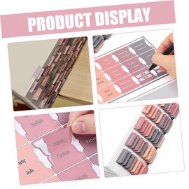 Operitacx 5 Sheets Bible Index Stickers Label Stickers Tag Bible Tabs Book Accessories Bible Supplies Bible Index Book Tabs Bible Study Tabs Bible Accessories Dividing Line Paper Miss