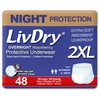 LivDry 2XL Overnight Adult Diapers for Women and Men, XXL