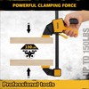 8-Piece Clamps for Woodworking - 4 Pcs 6 inch Bar