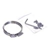 Dahua Technology PFA152-E Mini Aluminium Adapter für Pfostenmontage (PFBx/PFAx) Weiß