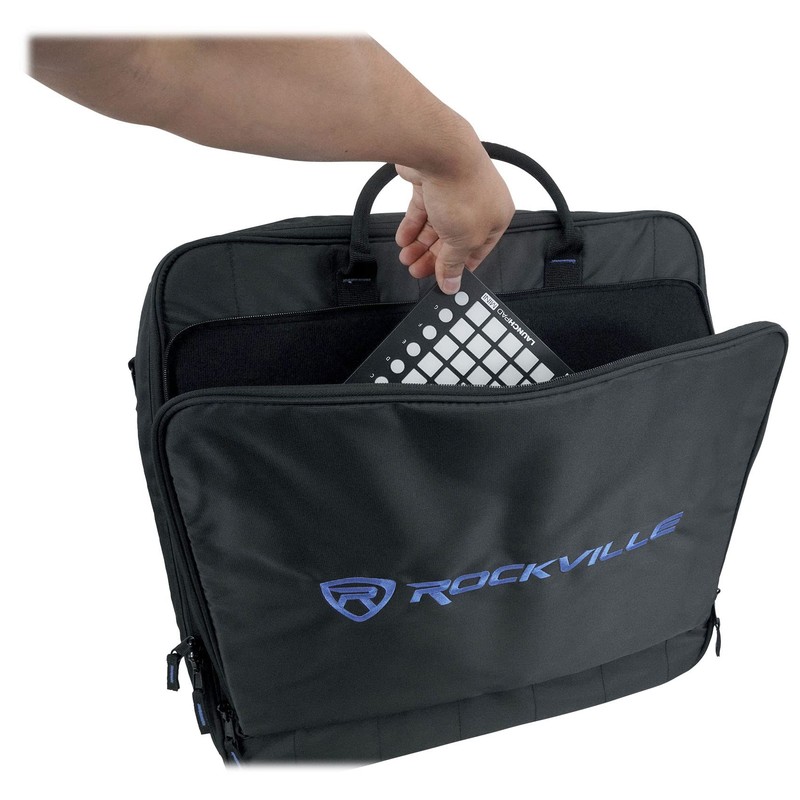 Rockville MB2020 DJ Gear Mixer Gig Bag Case, 20.5" x