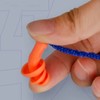 5 Pairs Corded Ear Plugs Reusable Silicone Earplugs with String