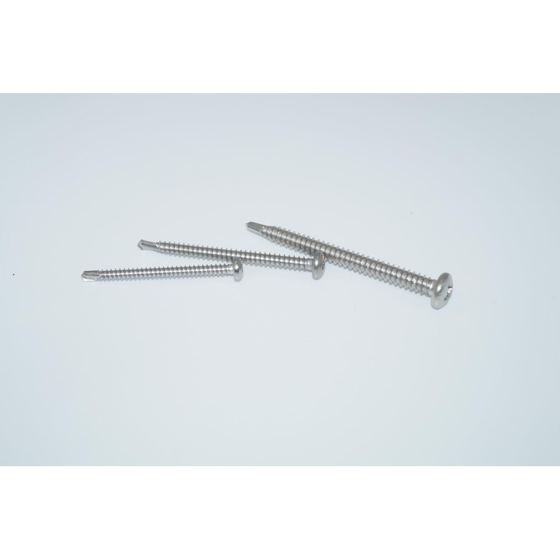 Pozidrive Drilling Screws 2.9 x 19 Pack of 20 Rounded
