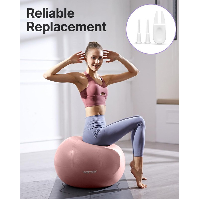 YOTTOY Exercise Ball Air Stopper Plug Pin