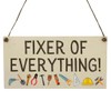 Second Ave Funny Fixer of Everything Office Desk Wooden Hanging