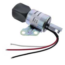 YANNAL PART New Stop Fuel Solenoid MT313 17520-60013 1752060013 12V Suitable for Hayter Kubota Engine