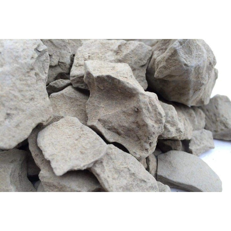 UCLAYS BLUE clay chunks natural for eating (food), 4 oz