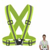 Reflective Vest Bicycle Reflective Safety Vest Adjustable - High Visibility