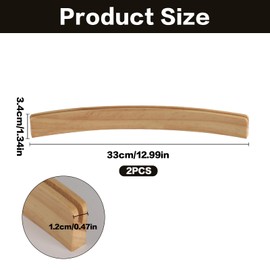 Zxglxinyao 2 Pcs Wooden Playing Card Holders, Wooden Curved Game Card Holders, Hands Free Poker Cards Holder Stands Racks for Bridge Game UNO Cards Holder Organizers