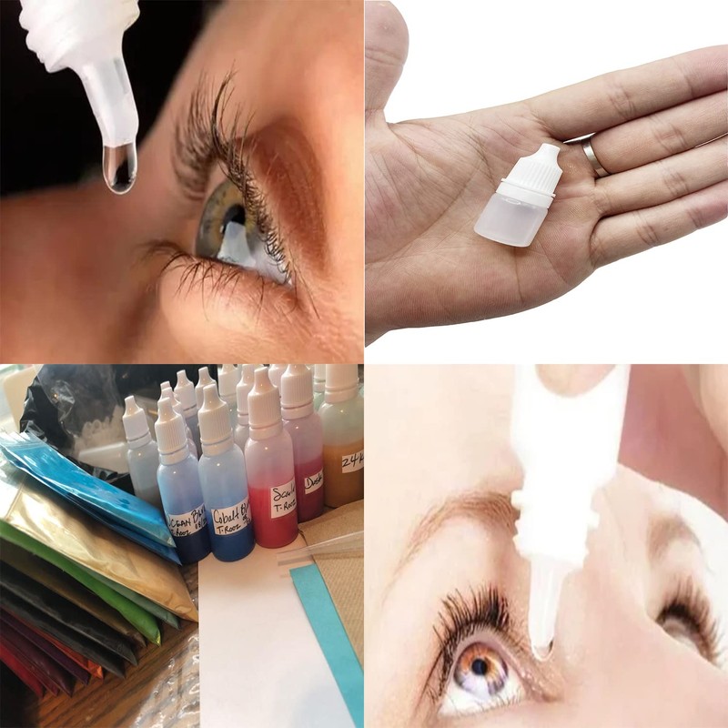 Muluo 30 Pcs 5 ml Empty Plastic Squeezable Eye Dropper