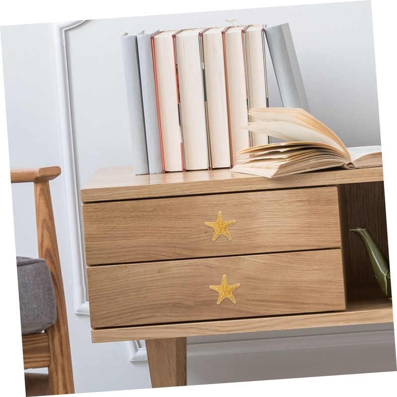 TEHAUX 4pcs Retro Drawer Pulls Stylish Furniture Handle Accessory for