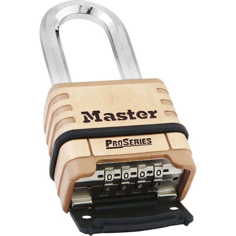 Master Lock 470-1175DLH Proseries Resettable Combination Locks, Carded, 3/8" Diameter,