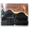 Annie Silky Satin Foam Rollers #1242, 8 Count Black Large