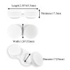 HAHIYO Contact Lens Case Box Holder Diameter 25mm Durable Leakproof