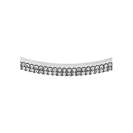 Fossil Ellis Women's Stainless Steel Bracelet with Press Stud Clasp, Stainless Steel, No Gemstone