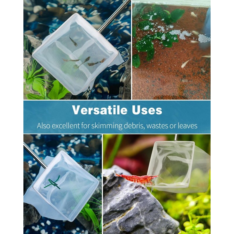 Aquarium Shrimp Net 5/7.5/10 cm Tiny Fish Tank Net with