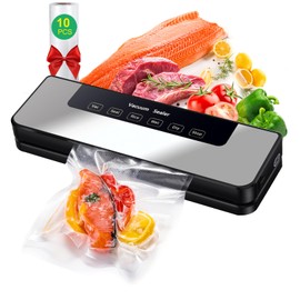 Hilifix Professional Food Vacuum Machine 65kpa with 30mm Longer Seal for Fresh and Moist Foods with Vacuum Bag