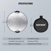 NEEWER 51"/130cm Light Reflector with Handle Grip & 3/8" Thread,