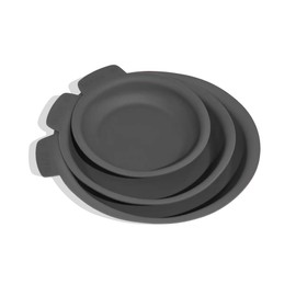 Made In Cookware | 3 Piece Set (Includes 8",10",12") Frying Pan Protectors | Graphite | Molded Silicone | Dishwasher Safe