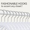 MOERKADA Hangers 50 Pack,Ultra-Thin Plastic Clothes Hangers (17.7 Inch) -