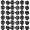 XPEX Pack of 50 Hex Nuts M6, Nut M6 Black,