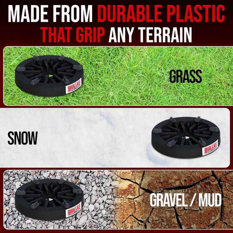 USA Made Heavy-Duty Rv Pad | Four-Point RV Leveling System