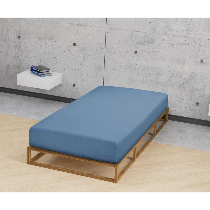 Biberna 0077144 fine jersey fitted sheet (mattress height max. 22