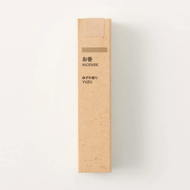 Muji 82576085 Incense Sticks Type Yuzu Scent, 12 Sticks (1.8