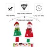Mobestech 3pcs Christmas Refrigerator Door Handle Festive Kitchen Appliance Protector