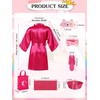Suhine 6 Set Spa Party Supplies for Girls, Kids Satin
