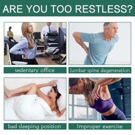 WANGIRO Lumbar Vertebra Patches, Herbal Wormwood, Back and Spine Support, Muscle and Joint Comfort, Non-Invasive Management, 24Pcs