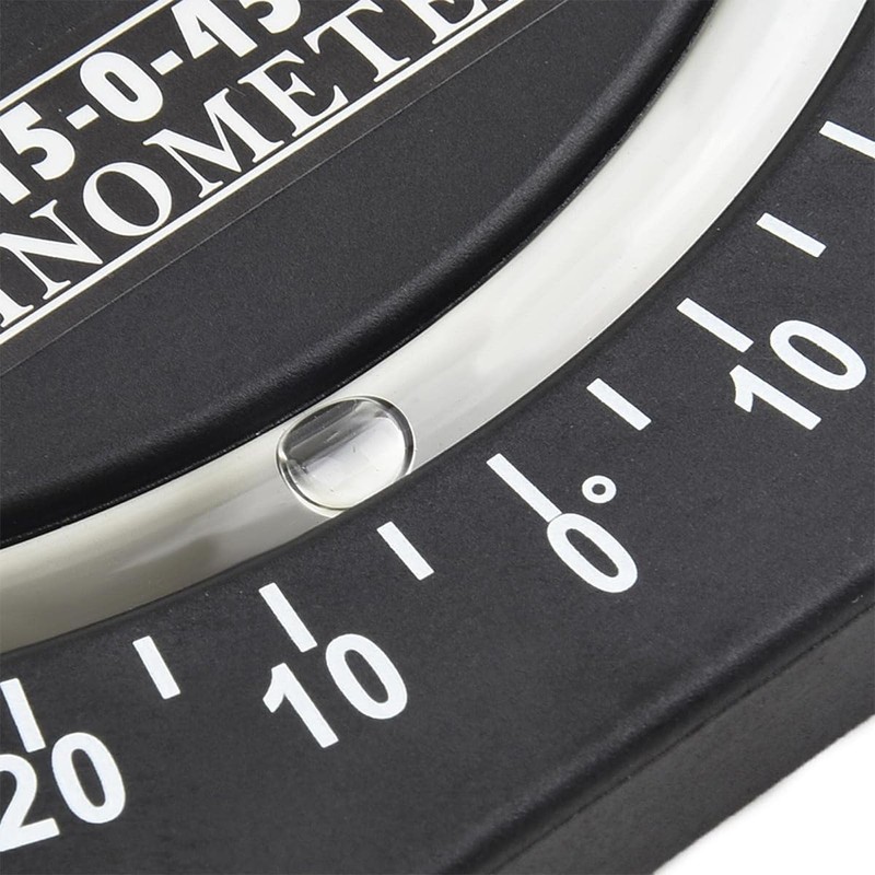 VOANZO Mini Inclinometer Angle Clinometer 25-0-25 Mini Protractor Inclinometer Clinometer