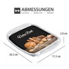 WIRKSAM WERBEN Payment Plate Cash Tray for Bakers, Bakeries &