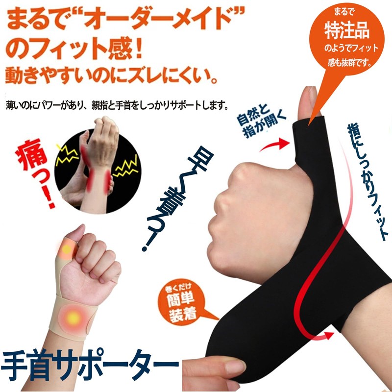 Clcyricher Wrist Support, Thumb Supporter, Injury Prevention, Joint Protection, Fixed
