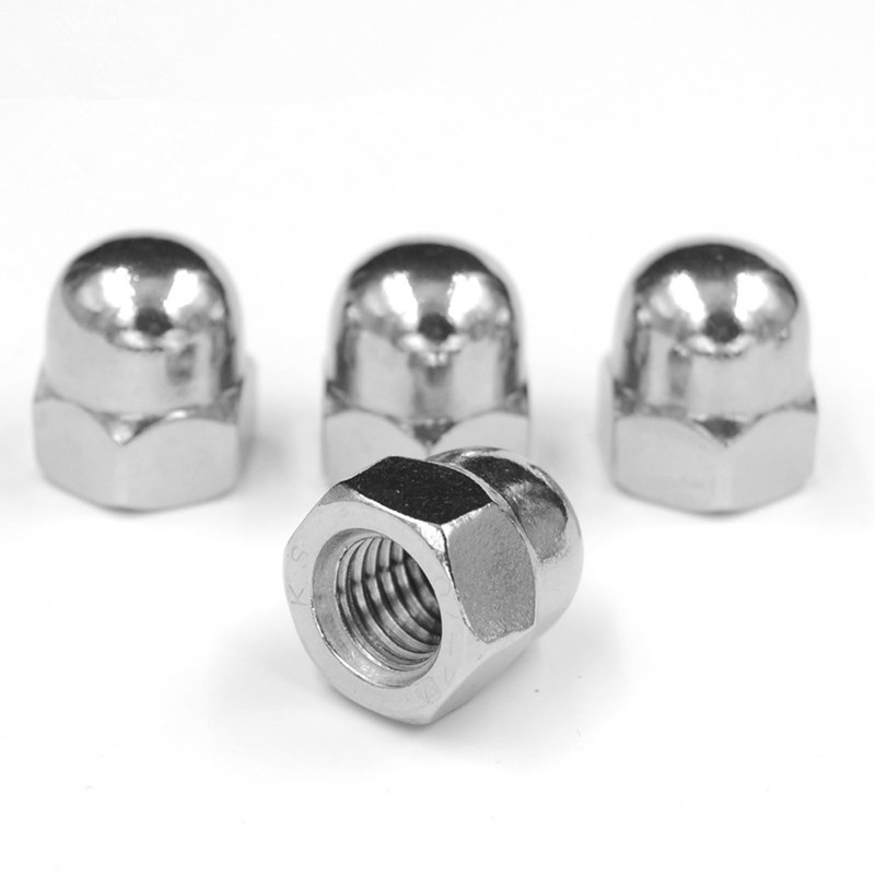 Yesmin 12 Pcs M8 Dome Nut,304 Stainless Steel,For Industry,Power,Hardware,Equipment,Etc