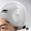 Silicone Swim Cap with Ear Protection for Swimming – Comfortable