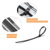 LBTGROUP Reusable Zip Ties 12 Inch 100Packs Reusable Zip Tie